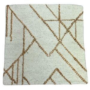 Pottery Barn x Villa Lisandro Handwoven Pillow Cover Geometric Jute Abstract